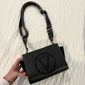 Black Valeninto Crossbody Bag